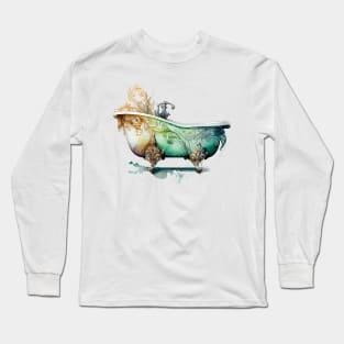 Beautiful Vintage Bathtub Long Sleeve T-Shirt